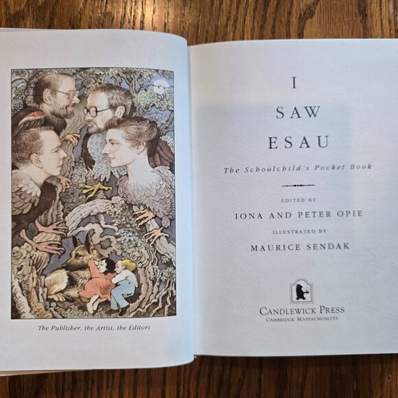 I Saw Esau: The Schoolchild's Pocket Book Maurice Sendak (HC, 1992) - Picture 3 of 8